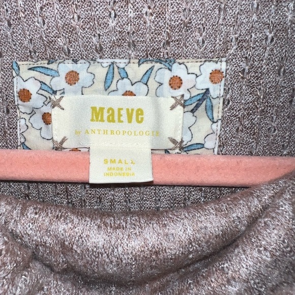 Maeve Anthropologie cowl neck frilly knit sweater - size small. - Picture 14 of 15